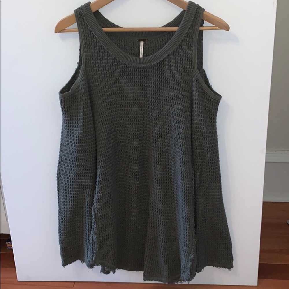 Free People Open Shoulder Sweater NWOT